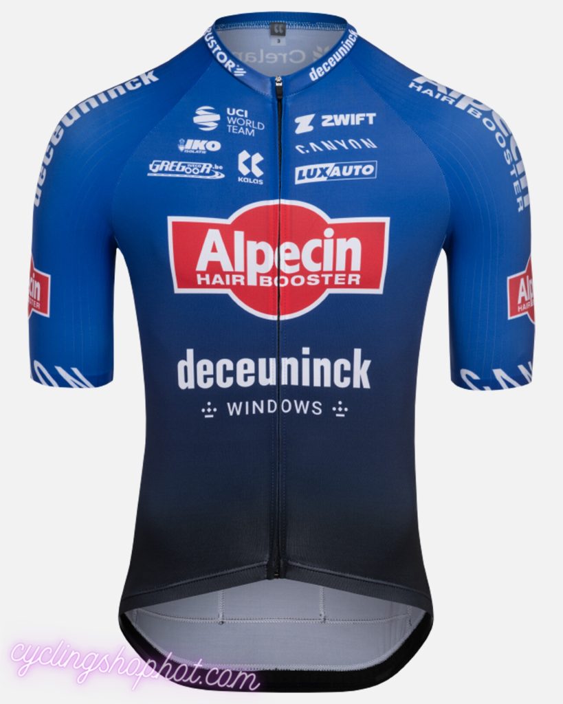 2023 Alpecin Deceuninck Mens Cycling Jersey Short Sleeve 1 1